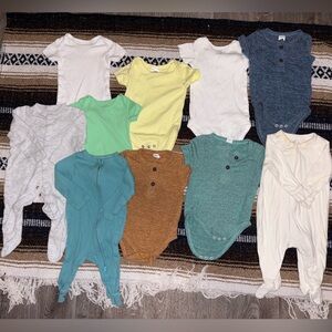 Solid Print Newborn Bundle